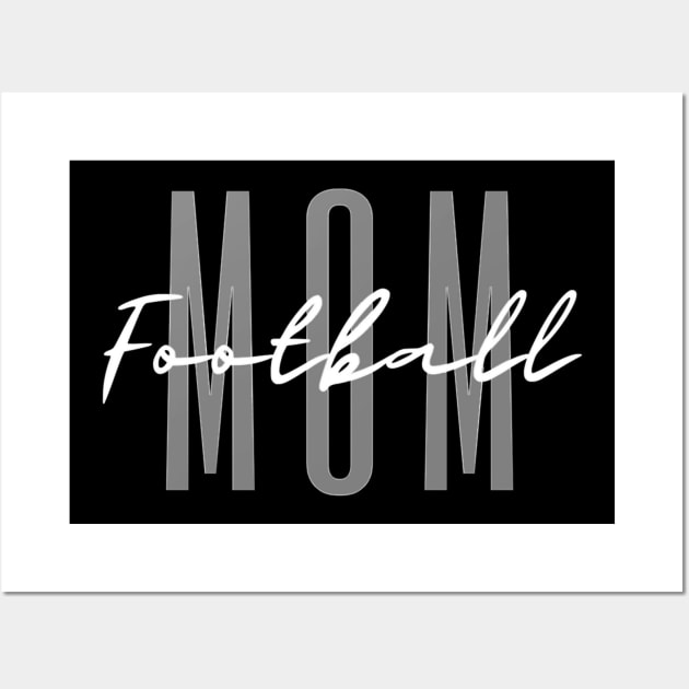 Football Mom Football Mama Wall Art by onazila pixel